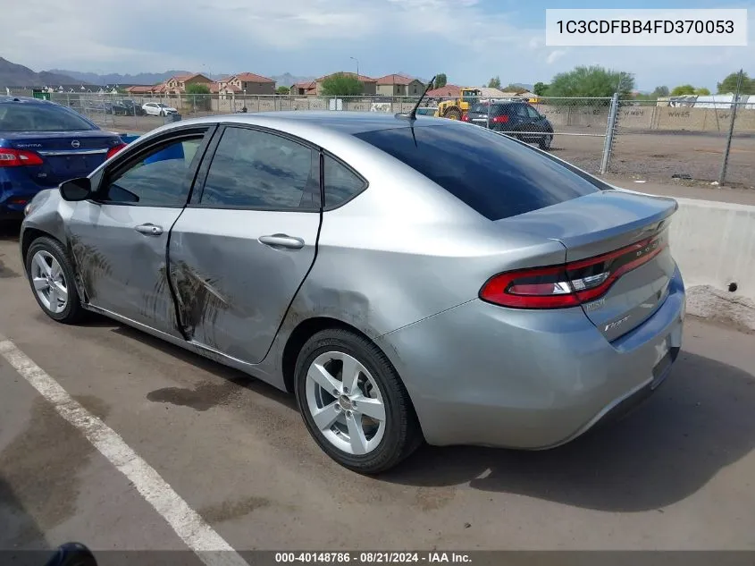 1C3CDFBB4FD370053 2015 Dodge Dart Sxt