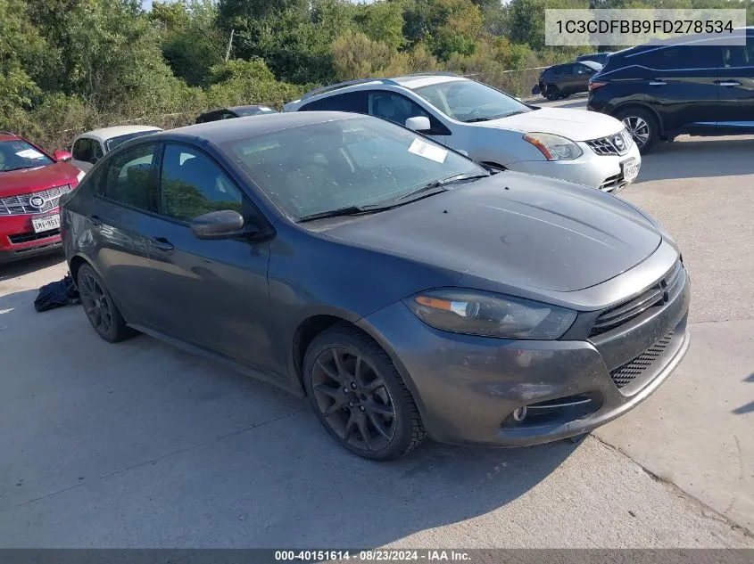 1C3CDFBB9FD278534 2015 Dodge Dart Sxt