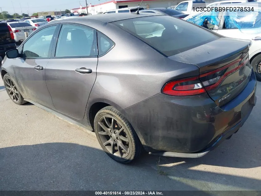 1C3CDFBB9FD278534 2015 Dodge Dart Sxt