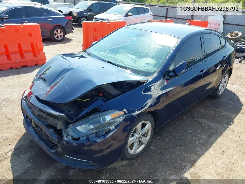 1C3CDFBBXFD298792 2015 Dodge Dart Sxt