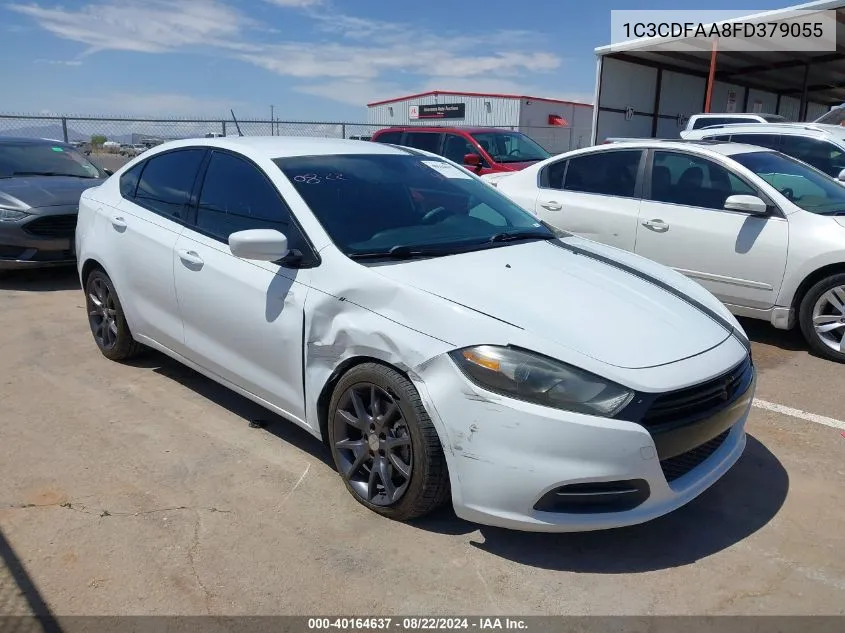 2015 Dodge Dart Se VIN: 1C3CDFAA8FD379055 Lot: 40164637