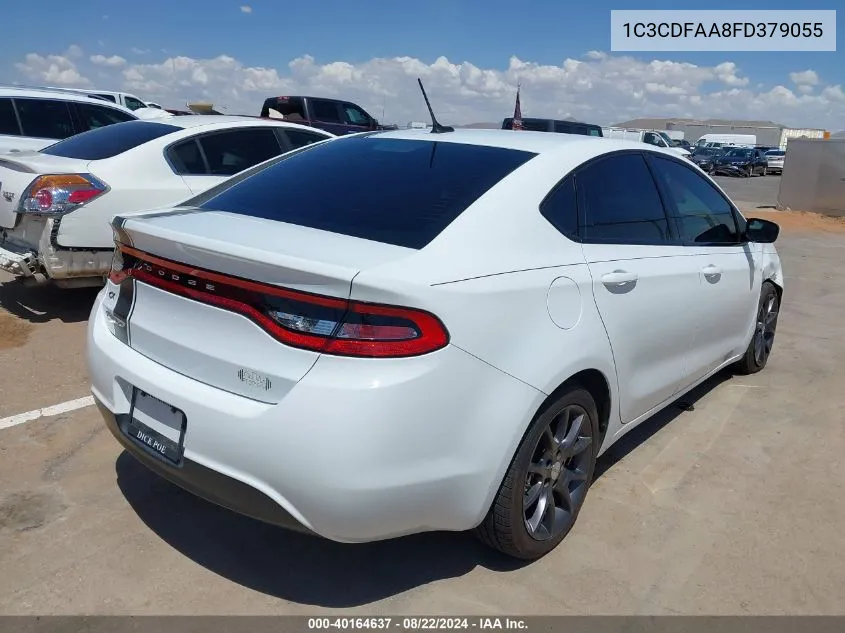 2015 Dodge Dart Se VIN: 1C3CDFAA8FD379055 Lot: 40164637