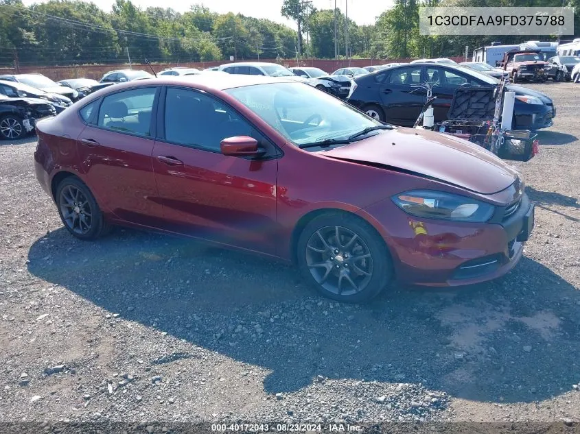 2015 Dodge Dart Se VIN: 1C3CDFAA9FD375788 Lot: 40172043