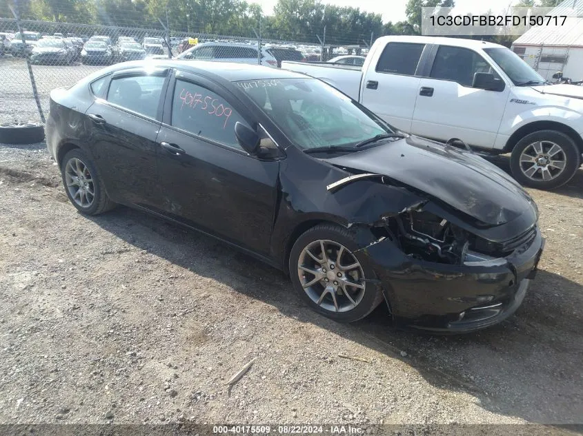 1C3CDFBB2FD150717 2015 Dodge Dart Sxt