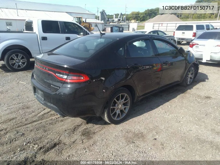 1C3CDFBB2FD150717 2015 Dodge Dart Sxt