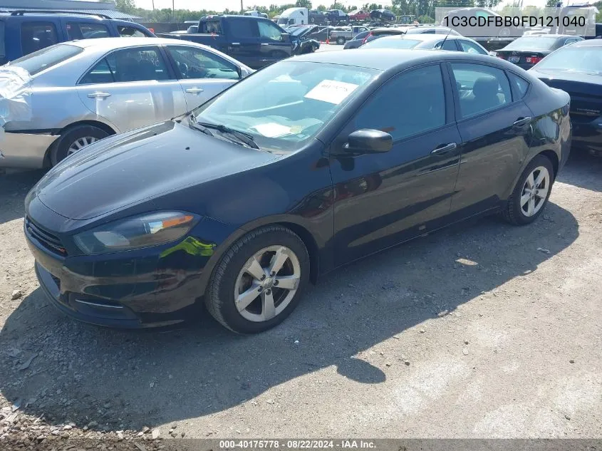 2015 Dodge Dart Sxt VIN: 1C3CDFBB0FD121040 Lot: 40175778