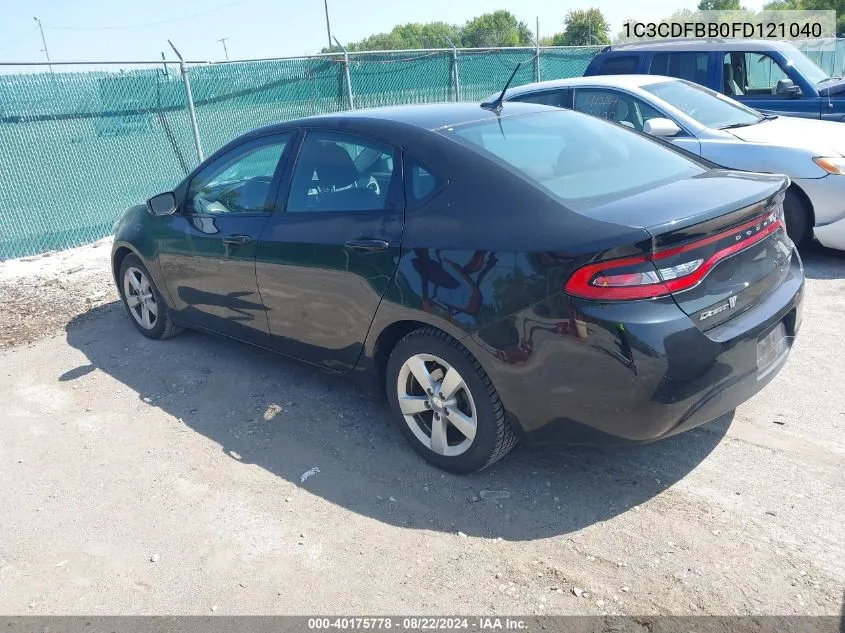 1C3CDFBB0FD121040 2015 Dodge Dart Sxt