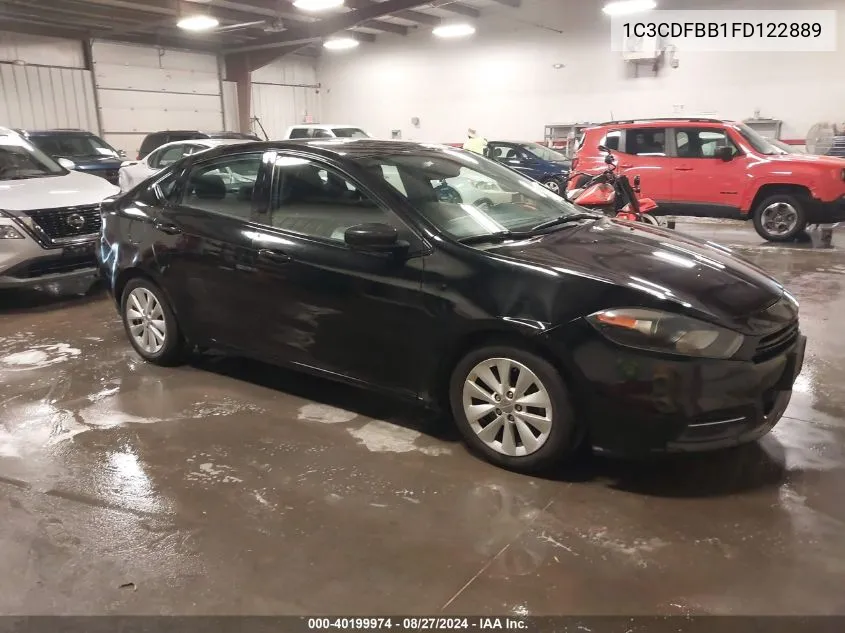 2015 Dodge Dart Sxt VIN: 1C3CDFBB1FD122889 Lot: 40199974