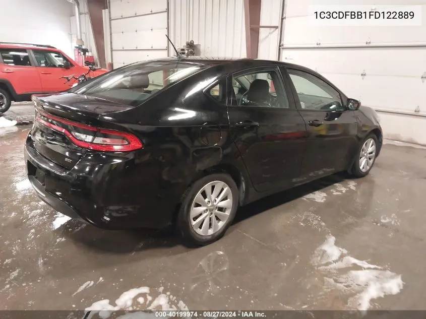 2015 Dodge Dart Sxt VIN: 1C3CDFBB1FD122889 Lot: 40199974