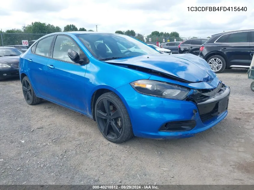 1C3CDFBB4FD415640 2015 Dodge Dart Sxt