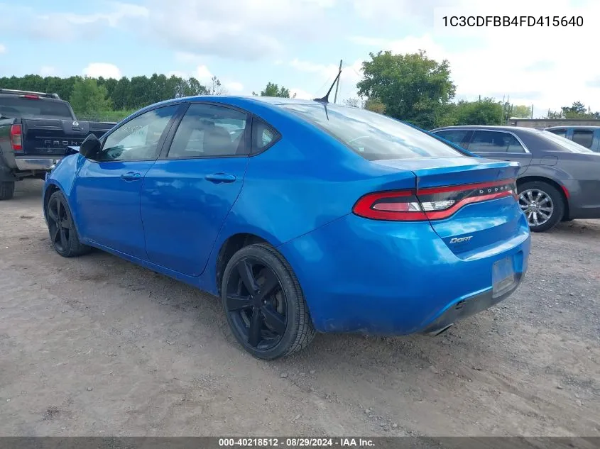 1C3CDFBB4FD415640 2015 Dodge Dart Sxt