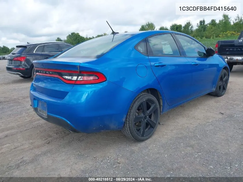 1C3CDFBB4FD415640 2015 Dodge Dart Sxt