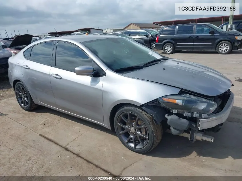 1C3CDFAA9FD392168 2015 Dodge Dart Se