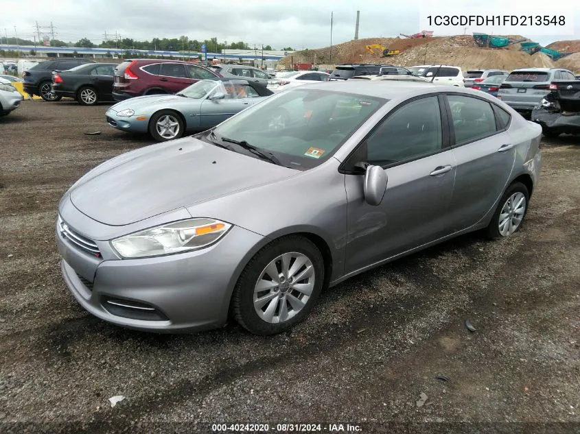 1C3CDFDH1FD213548 2015 Dodge Dart Aero