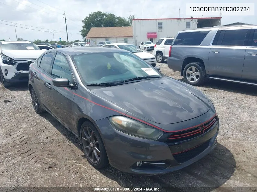 1C3CDFBB7FD302734 2015 Dodge Dart Sxt