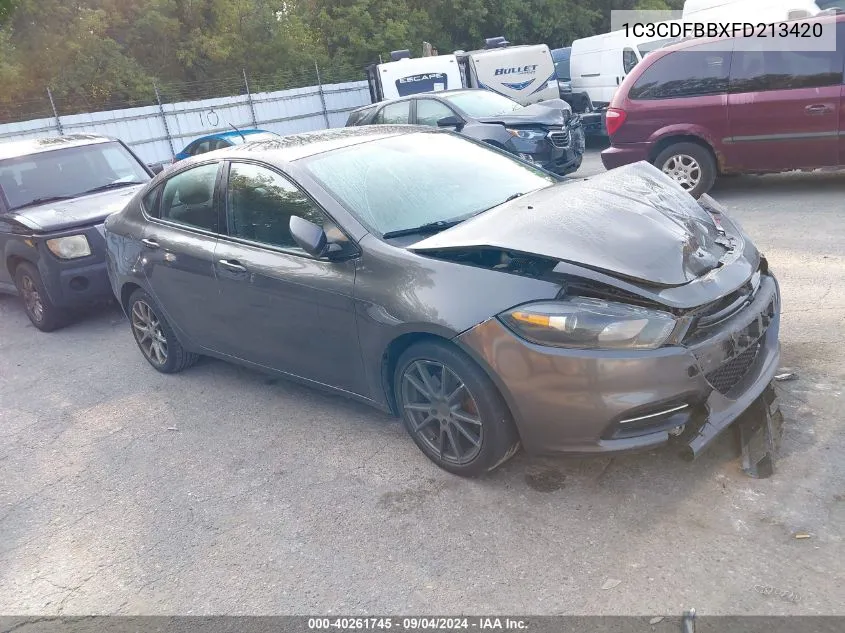 1C3CDFBBXFD213420 2015 Dodge Dart Sxt