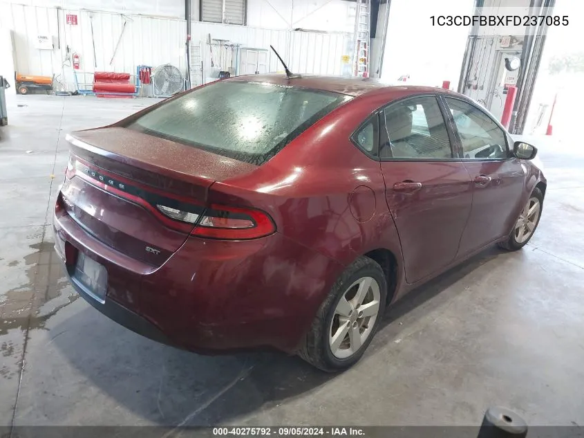 2015 Dodge Dart Sxt VIN: 1C3CDFBBXFD237085 Lot: 40275792