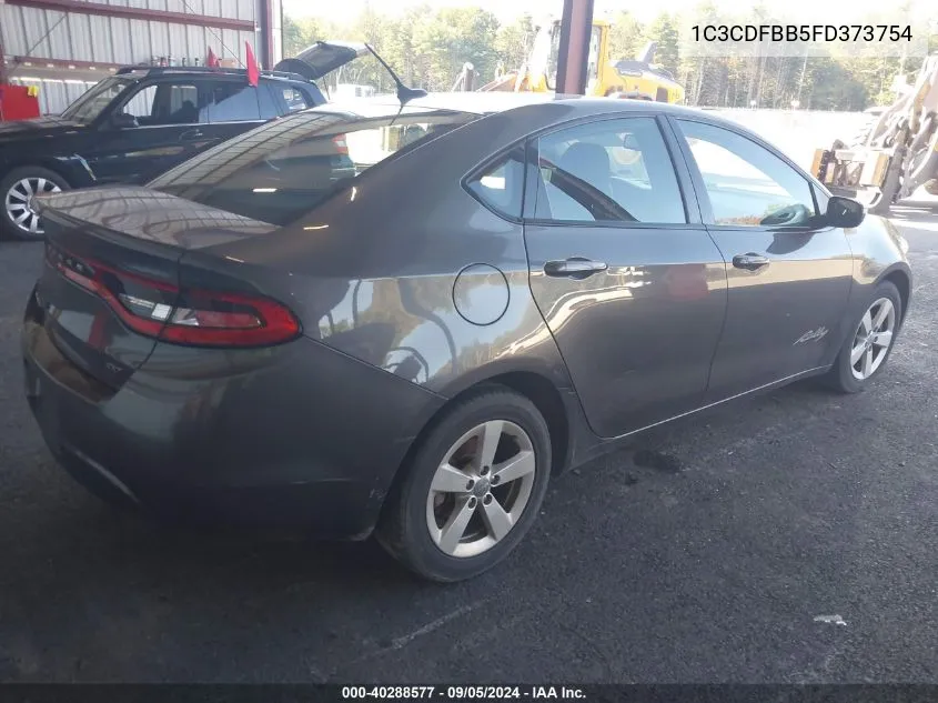 2015 Dodge Dart Sxt VIN: 1C3CDFBB5FD373754 Lot: 40288577