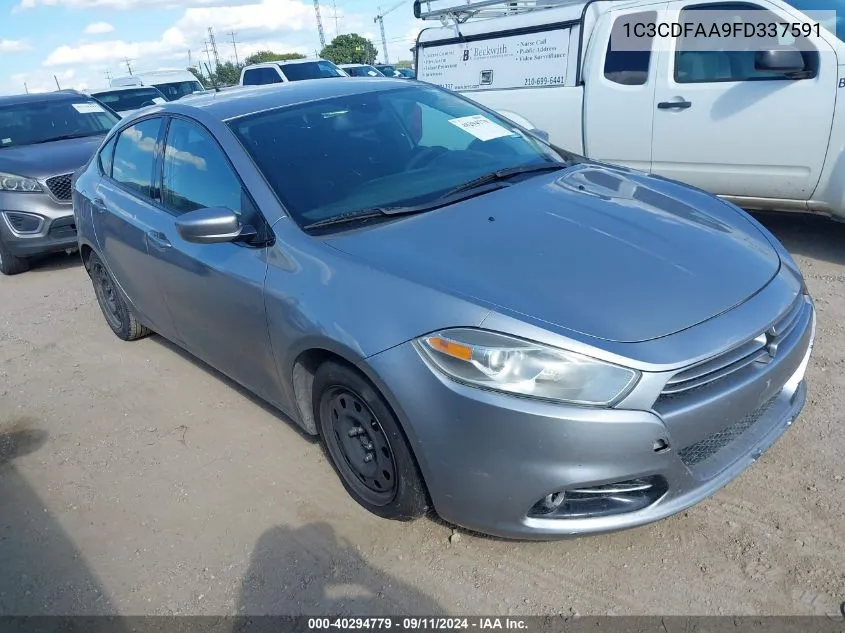 2015 Dodge Dart Se VIN: 1C3CDFAA9FD337591 Lot: 40294779