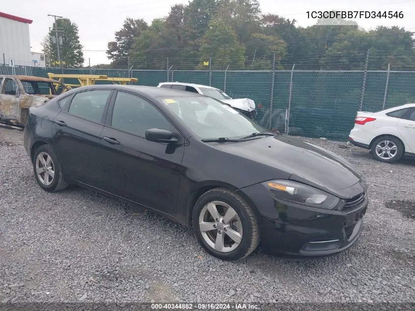 2015 Dodge Dart Sxt VIN: 1C3CDFBB7FD344546 Lot: 40344882