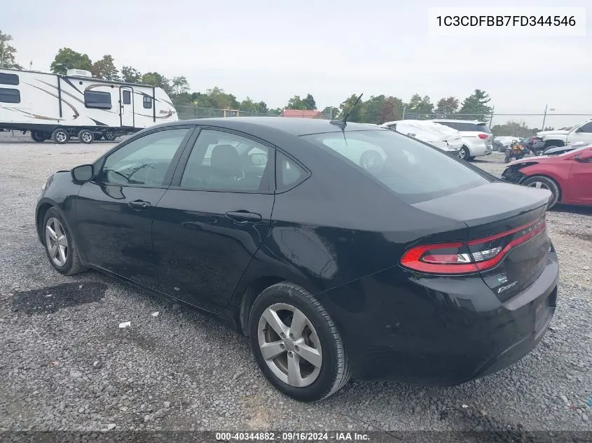 2015 Dodge Dart Sxt VIN: 1C3CDFBB7FD344546 Lot: 40344882