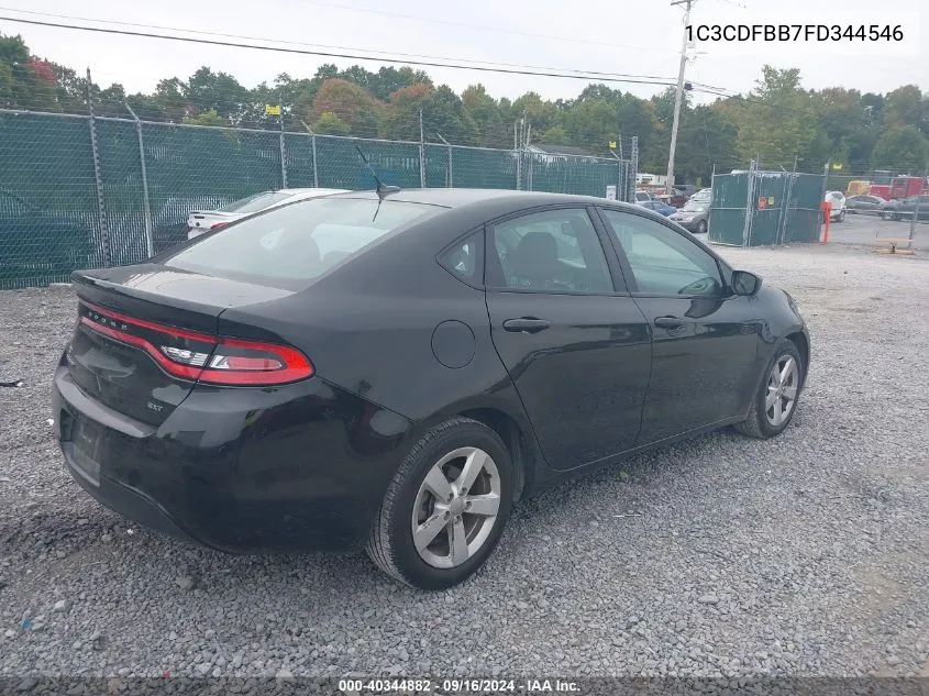 2015 Dodge Dart Sxt VIN: 1C3CDFBB7FD344546 Lot: 40344882