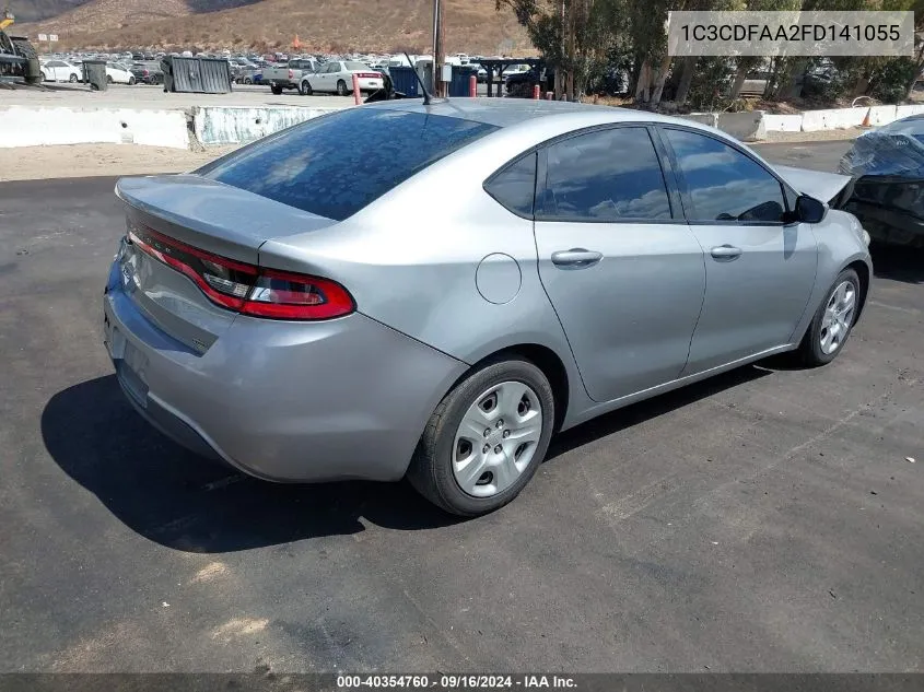 2015 Dodge Dart Se VIN: 1C3CDFAA2FD141055 Lot: 40354760