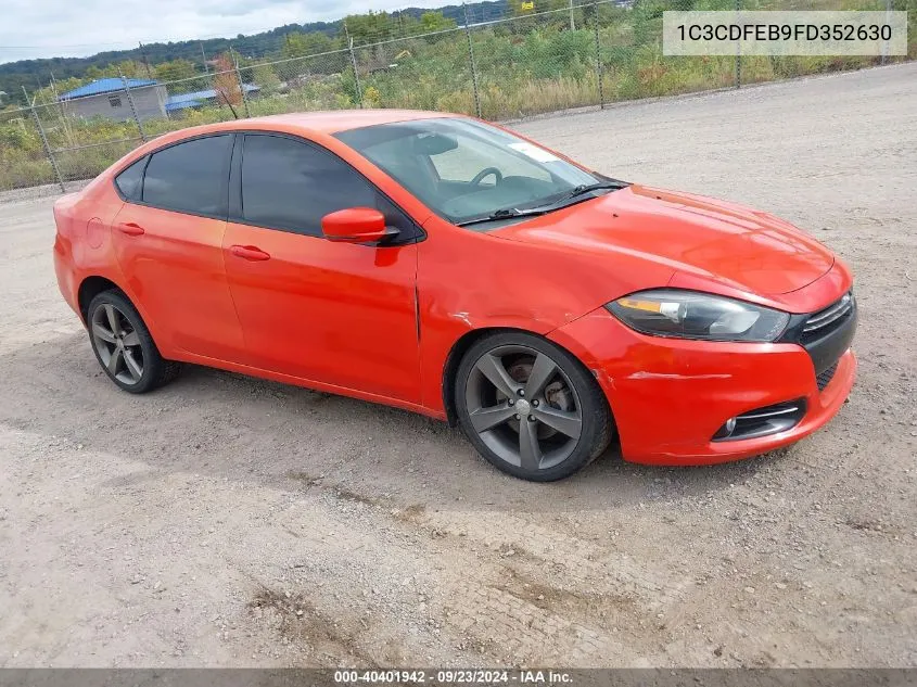 2015 Dodge Dart Gt VIN: 1C3CDFEB9FD352630 Lot: 40401942