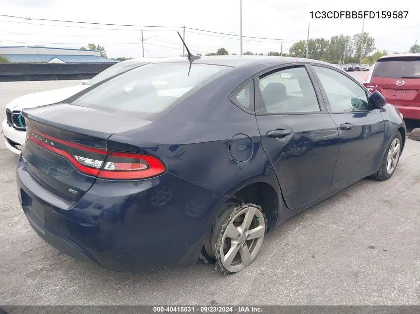 2015 Dodge Dart Sxt VIN: 1C3CDFBB5FD159587 Lot: 40415031