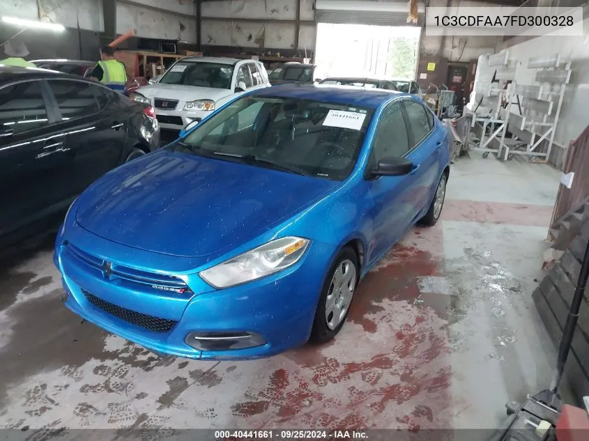 2015 Dodge Dart Se VIN: 1C3CDFAA7FD300328 Lot: 40441661