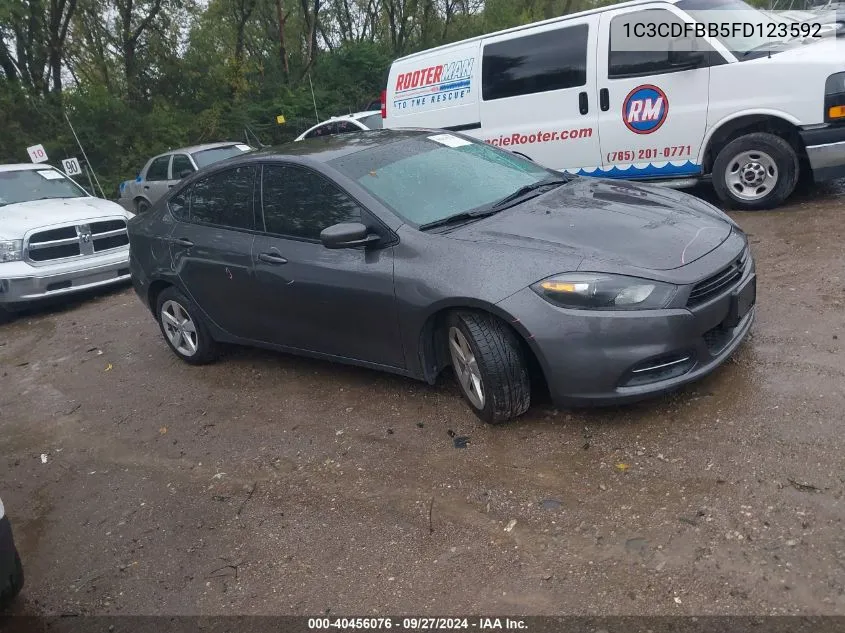 2015 Dodge Dart Sxt VIN: 1C3CDFBB5FD123592 Lot: 40456076