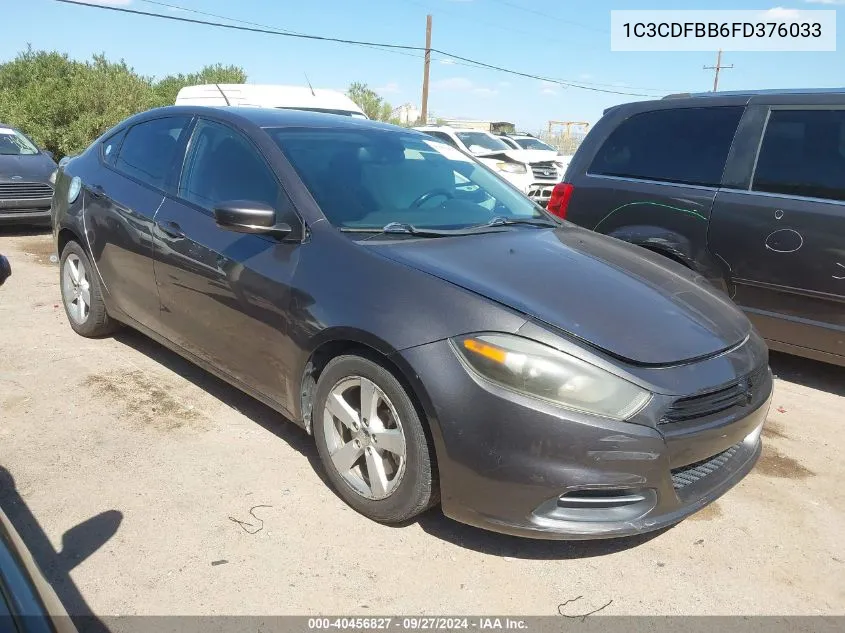 2015 Dodge Dart Sxt VIN: 1C3CDFBB6FD376033 Lot: 40456827