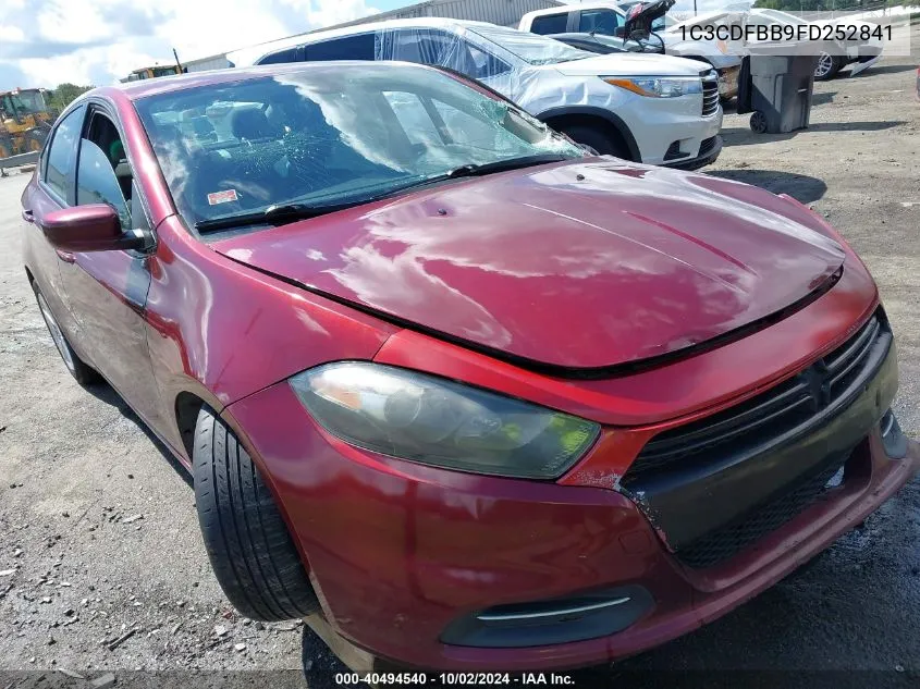 1C3CDFBB9FD252841 2015 Dodge Dart Sxt