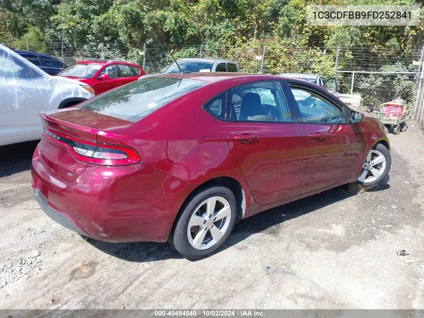 1C3CDFBB9FD252841 2015 Dodge Dart Sxt