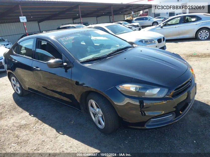 2015 Dodge Dart Sxt VIN: 1C3CDFBBXFD252069 Lot: 40495687