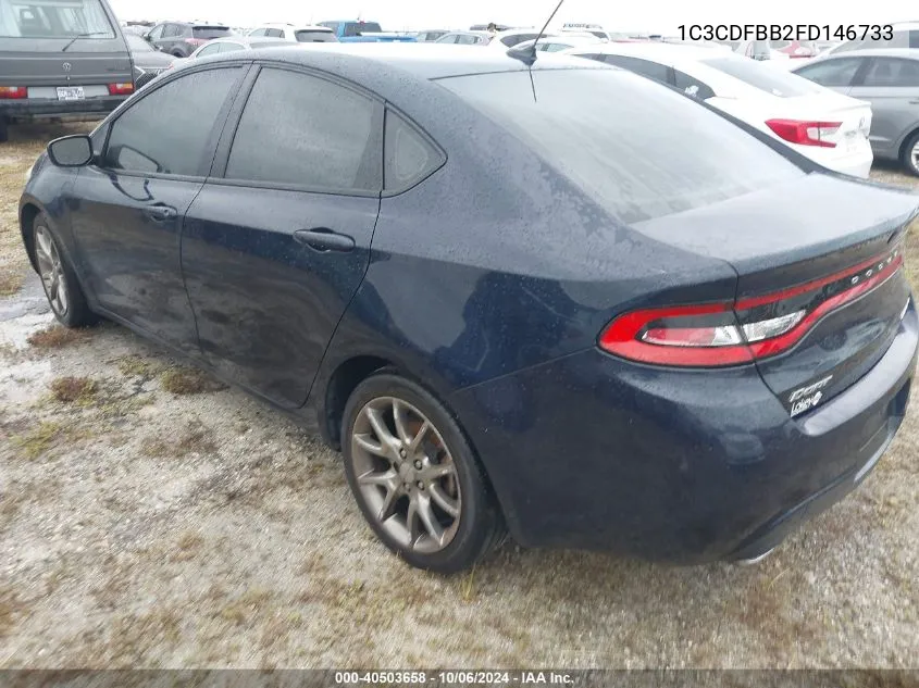 2015 Dodge Dart Sxt VIN: 1C3CDFBB2FD146733 Lot: 40503658