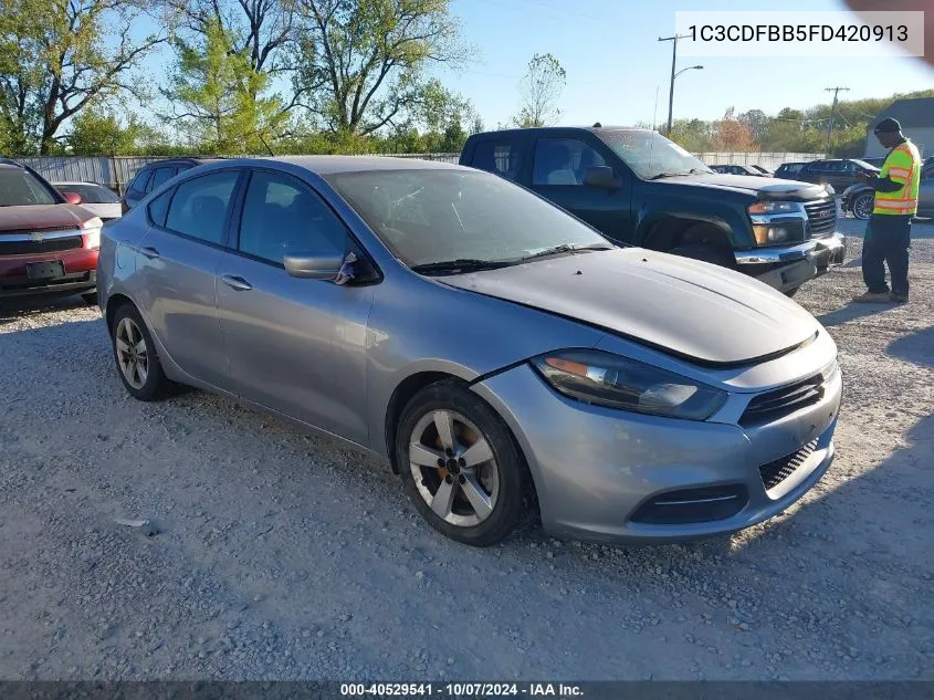 2015 Dodge Dart Sxt VIN: 1C3CDFBB5FD420913 Lot: 40529541