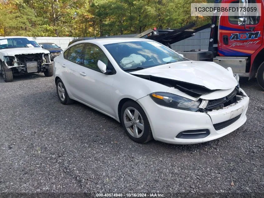 2015 Dodge Dart Sxt VIN: 1C3CDFBB6FD173059 Lot: 40574940