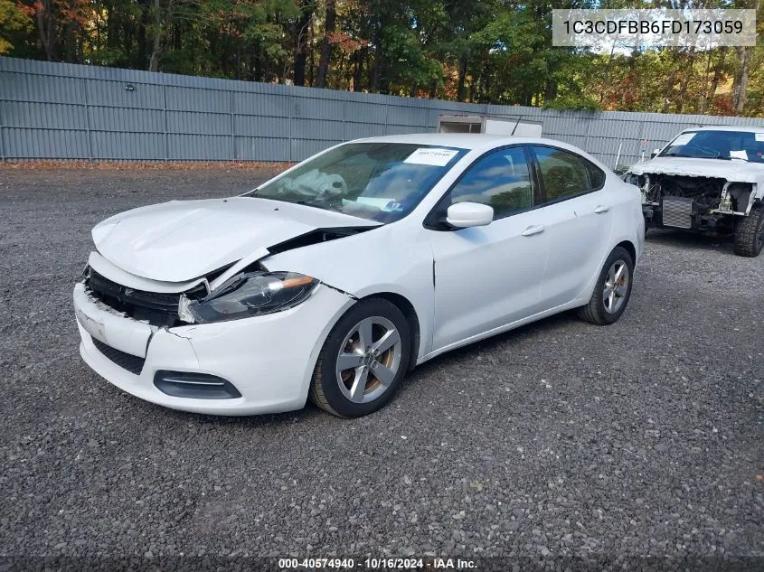 2015 Dodge Dart Sxt VIN: 1C3CDFBB6FD173059 Lot: 40574940