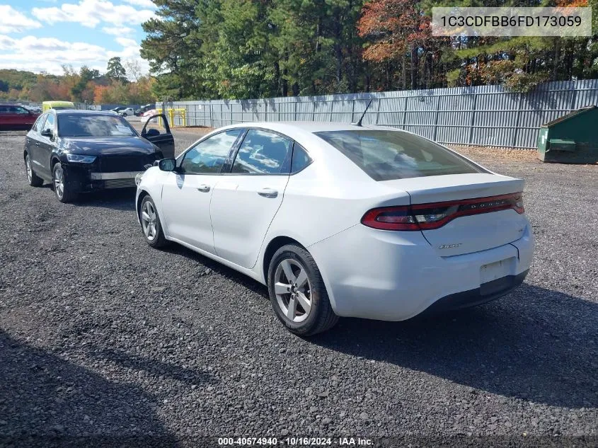 2015 Dodge Dart Sxt VIN: 1C3CDFBB6FD173059 Lot: 40574940