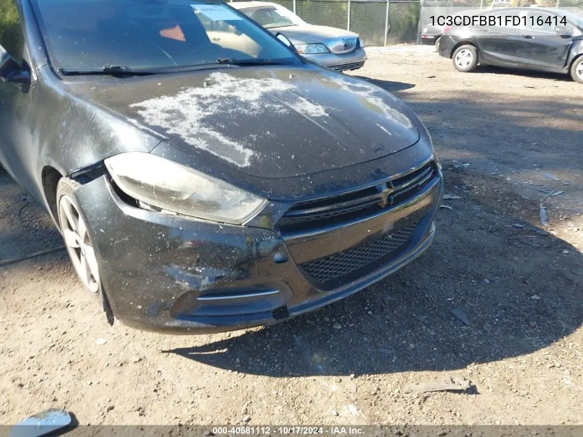 1C3CDFBB1FD116414 2015 Dodge Dart Sxt