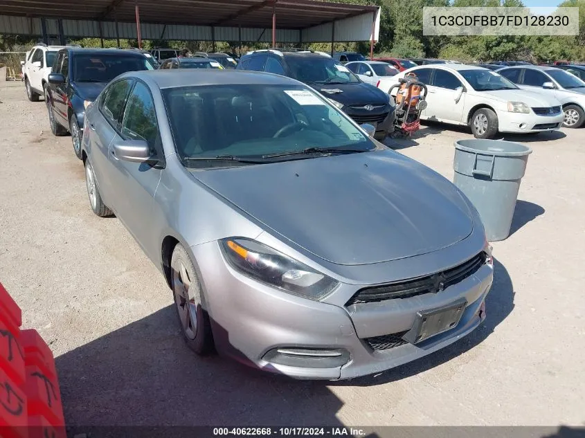 2015 Dodge Dart Sxt VIN: 1C3CDFBB7FD128230 Lot: 40622668