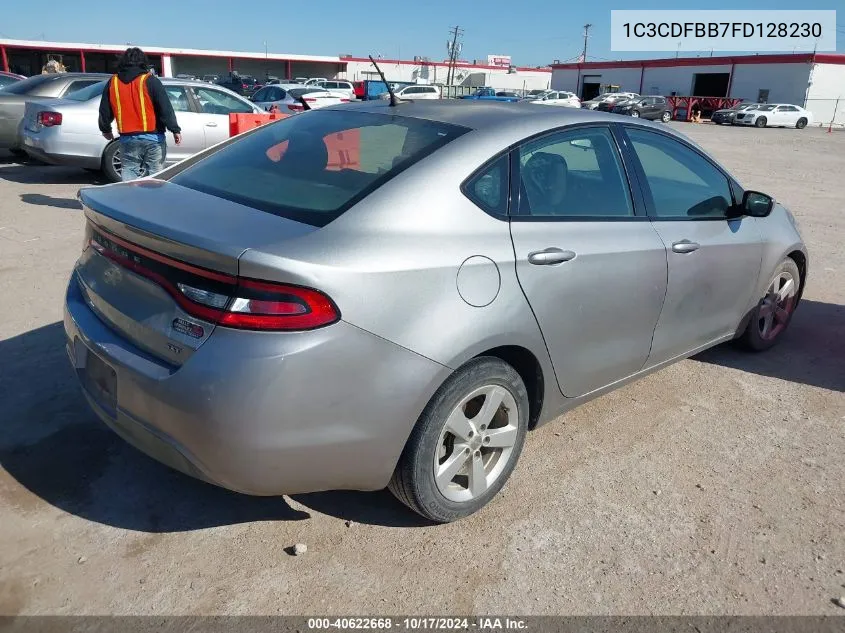 2015 Dodge Dart Sxt VIN: 1C3CDFBB7FD128230 Lot: 40622668