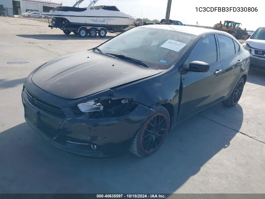 1C3CDFBB3FD330806 2015 Dodge Dart Sxt