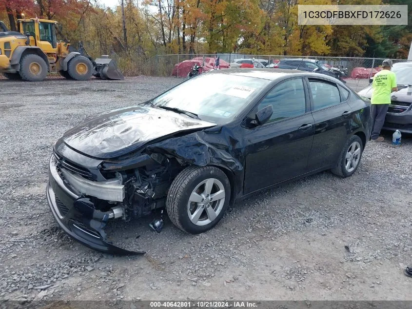 2015 Dodge Dart Sxt VIN: 1C3CDFBBXFD172626 Lot: 40642801