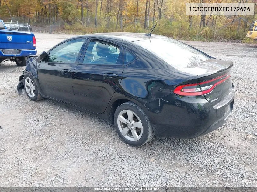 2015 Dodge Dart Sxt VIN: 1C3CDFBBXFD172626 Lot: 40642801