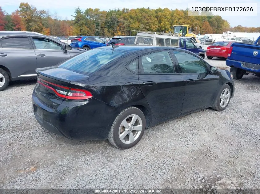 2015 Dodge Dart Sxt VIN: 1C3CDFBBXFD172626 Lot: 40642801