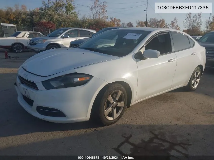 1C3CDFBBXFD117335 2015 Dodge Dart Sxt