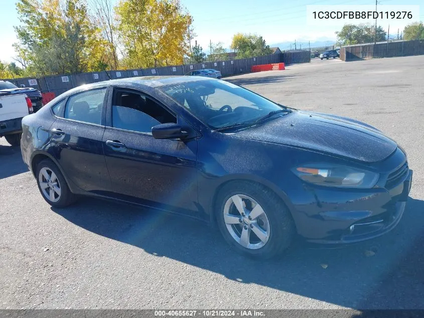 2015 Dodge Dart Sxt VIN: 1C3CDFBB8FD119276 Lot: 40655627