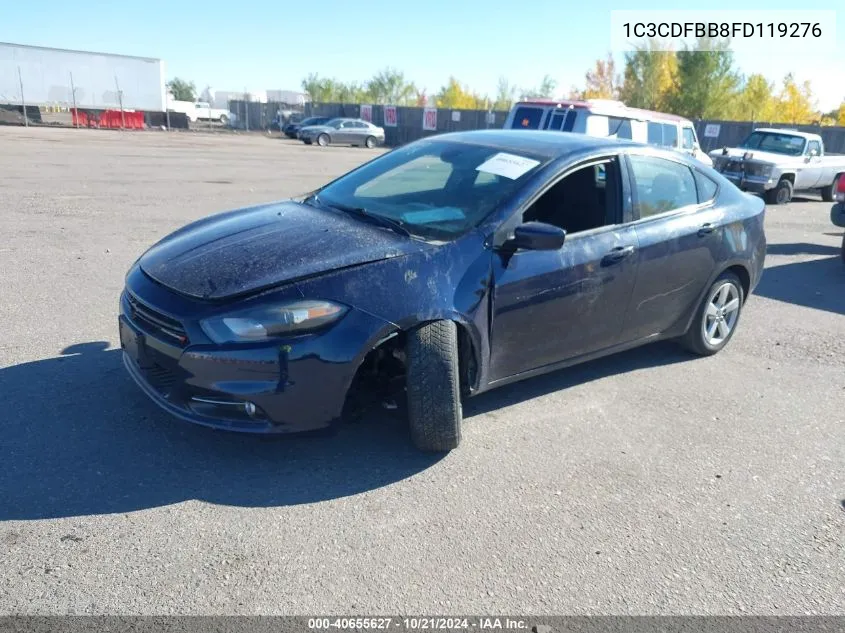 2015 Dodge Dart Sxt VIN: 1C3CDFBB8FD119276 Lot: 40655627